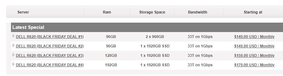 【黑五】IDCLAYER：$99/月/2xE5-2660v2/96GB内存/2TB SSD硬盘/不限流量/1Gbps带宽/加拿大